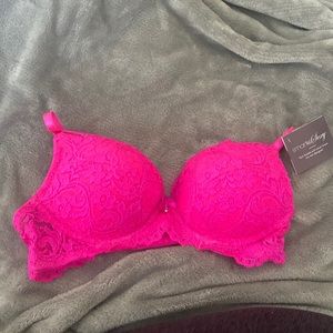 Smart & Sexy Style: 85046 Bright pink lace bra